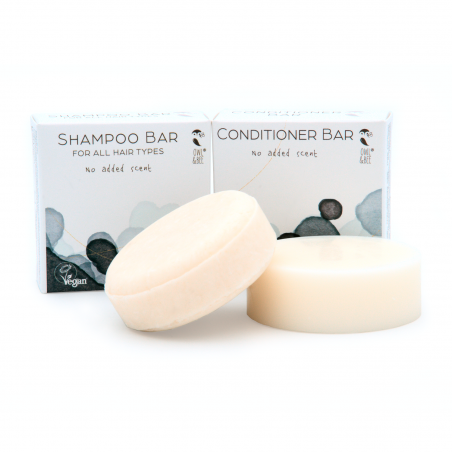 Shampoo & balsamo solido set - Tutti i tipi di capelli - Nessun profumo aggiunto